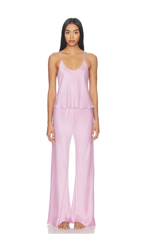 LUNYA Washable Silk Bias Cami Pant Set