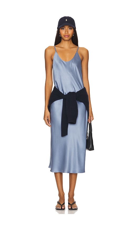 LUNYA Washable Silk Bias Slip Dress