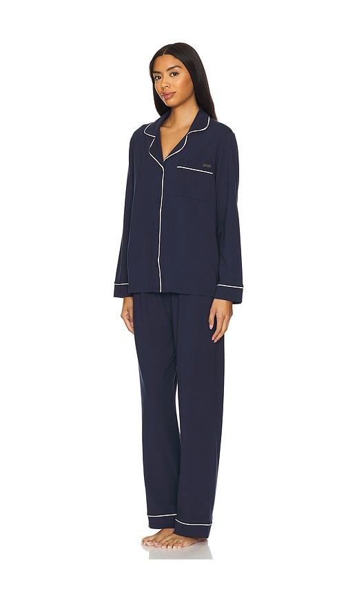 LUNYA SLUMBERKNIT ESSENTIAL BUTTON DOWN PANT SET