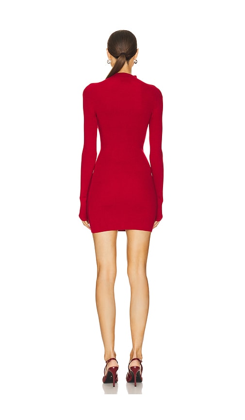  Loba Kleid Remi Mock Neck Mini In Red. Größe M. Also In Xs, Xl. 