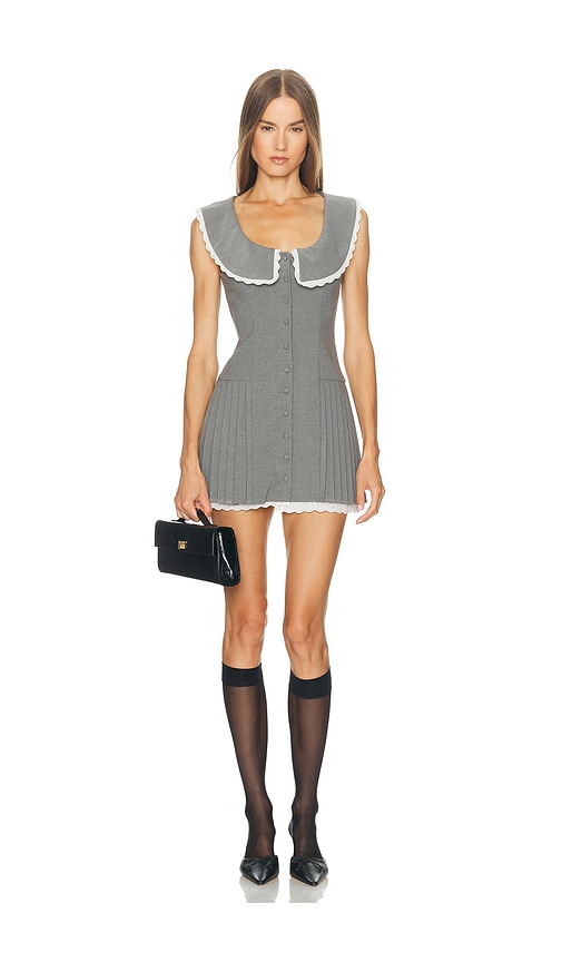 Loba Jana Mini Dress In Gray