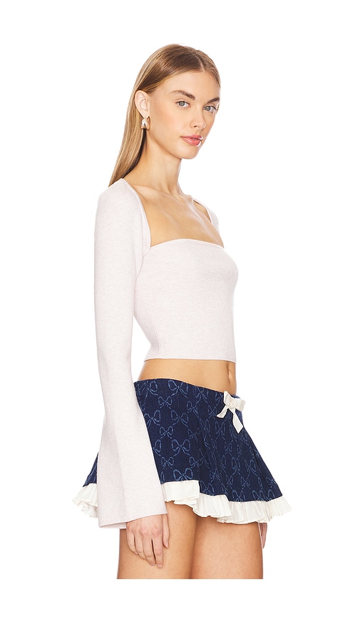 Shop Loba Gavina Sweater In Ivory