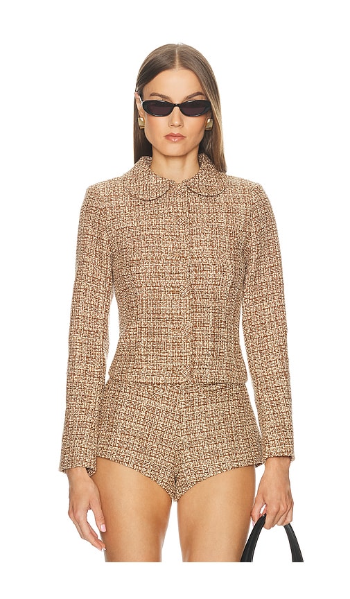 Loba Daphne Tweed Jacket In Multi