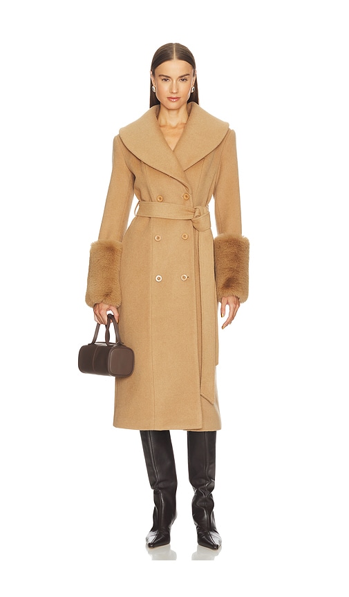 Loba Charlotte Coat In Brown