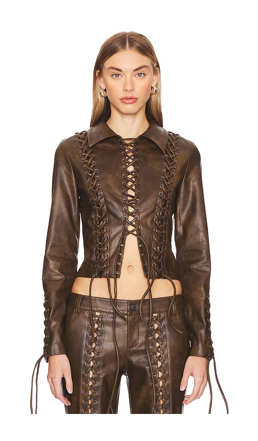 Amantilla Faux Leather Jacket