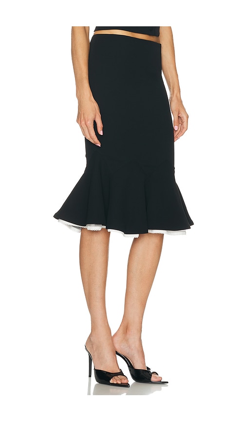 Loba Anya Midi Skirt In Black