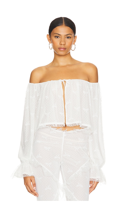 Shop Loba Clares Top In Ivory