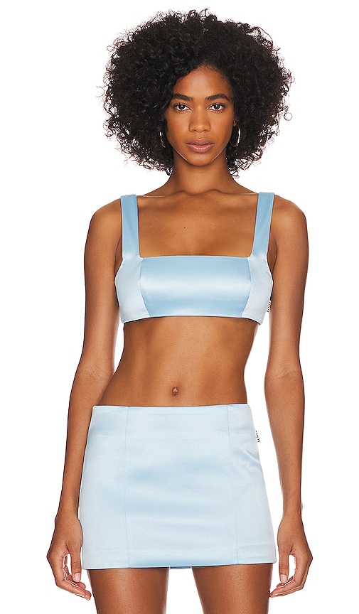 Shop Loba Lucia Top In Baby Blue