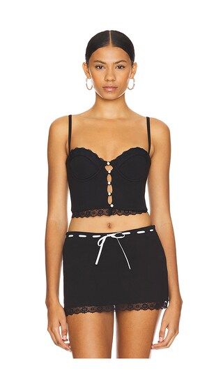 ABMOIU Corsetto Donna Senza Spalline In Pelle PU Con Allacciatura Posteriore - Top Bustier Argento