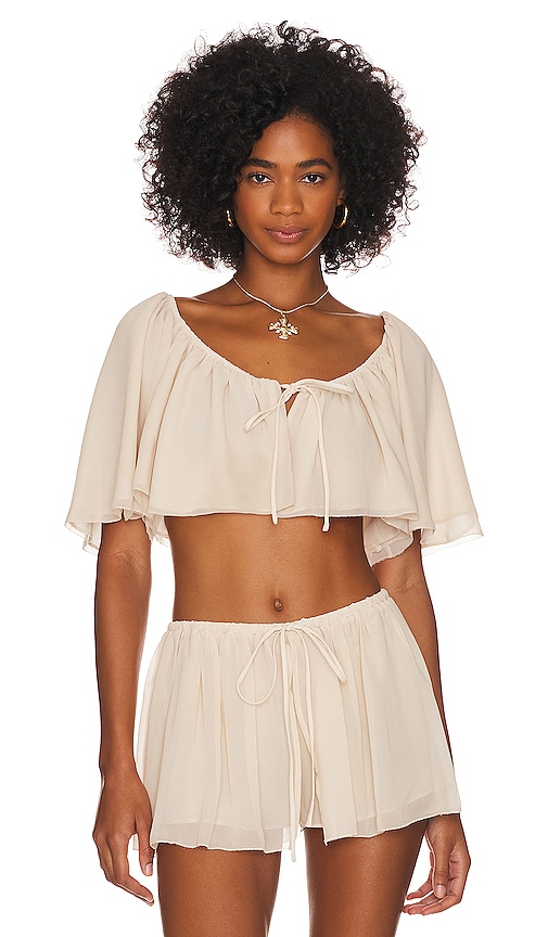 Loba Paloma Top In Ivory