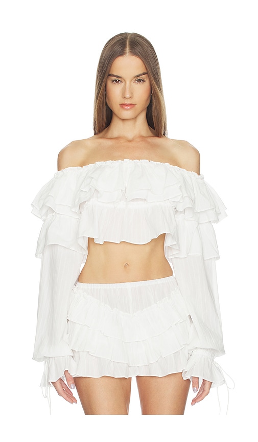 LOBA Iliana Ruffle Top