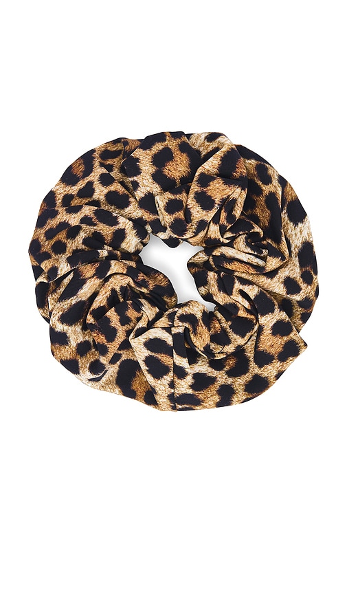 Loeffler Randall Astrid Oversized Scrunchie In Brown
