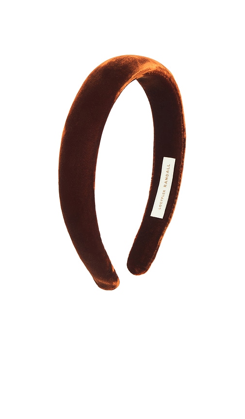 Loeffler Randall Marina Puffy Headband In Brown