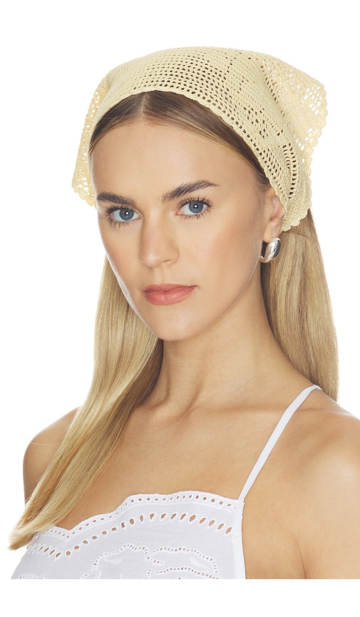 Loeffler Randall Viv Crochet Head Scarf