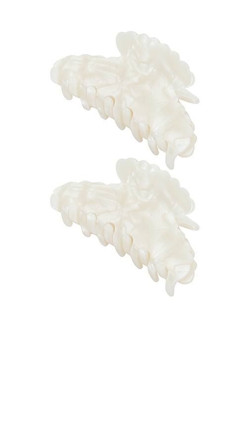 Loeffler Randall Yuri Pearl Resin Hair Clip