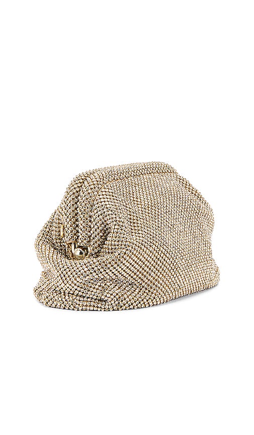  Loeffler Randall Clutch Doreen In Metallic Gold. 