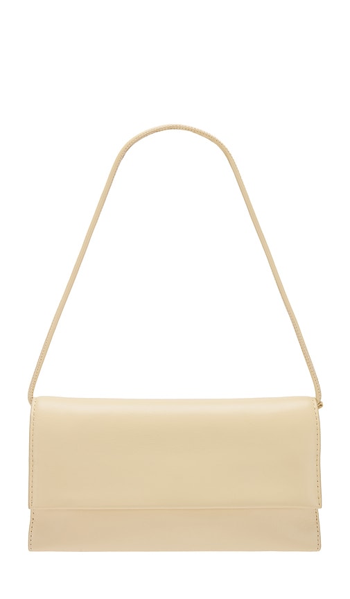 Loeffler Randall Charlee Flap Clutch in Sweet Butter