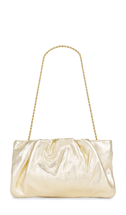 Loeffler Randall Serena Clutch In Metallic Gold