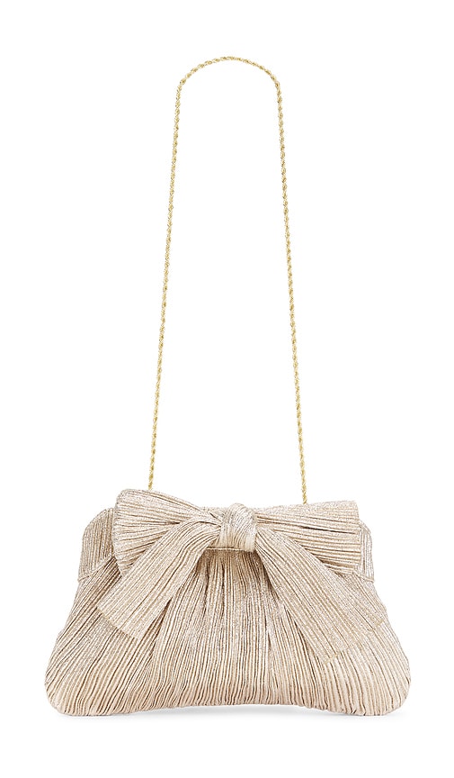 Loeffler Randall Rayne Pleated Bow Clutch