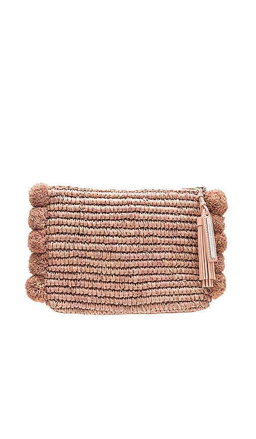Raffia Tassel Pouch
