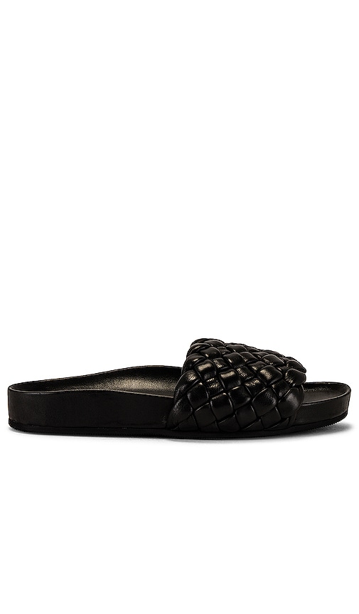 LOEFFLER RANDALL SONNIE FLAT WOVEN FOOTBED SANDAL,LOEF-WZ359