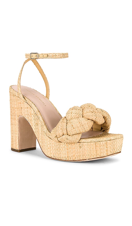 Shop Loeffler Randall Fae Platform Sandal In Neutral