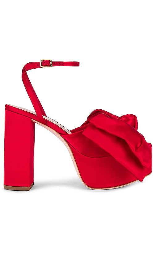 Loeffler randall discount red shoes