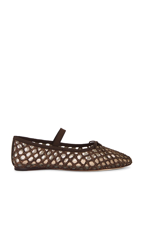 Leonie Flat in Chocolate. - size 9.5 (also in 10, 6, 6.5, 7, 7.5, 8, 8.5, 9)