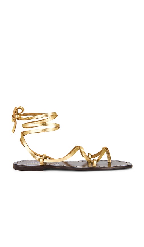 Lianna Sandal in Metallic Gold. - size 9.5 (also in 10, 6, 6.5, 7, 7.5, 8, 8.5, 9)