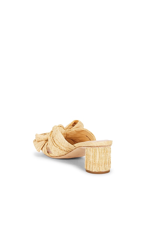  Loeffler Randall Mule Plisado Con Nudo Emilia En Color Beige Talla 10  (también En 6, 6.5, 7, 7.5, 8, 8.5, 9, 9.5). 