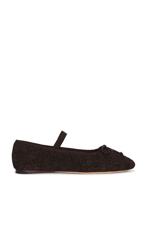 Loeffler Randall Leonie Ballet Flat in Chocolate. - size 6 (also in 6.5)