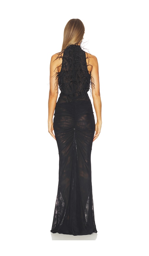  Lapointe Abendkleid Feather Embroidery In Black. Größe Xs. Also In S. 