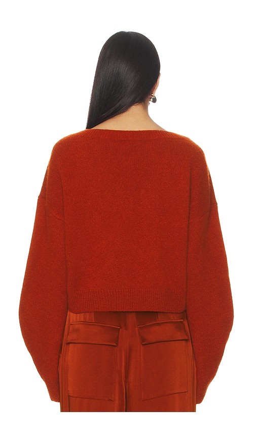  Lapointe Strick In Red, Brown. Größe S. Also In M. 
