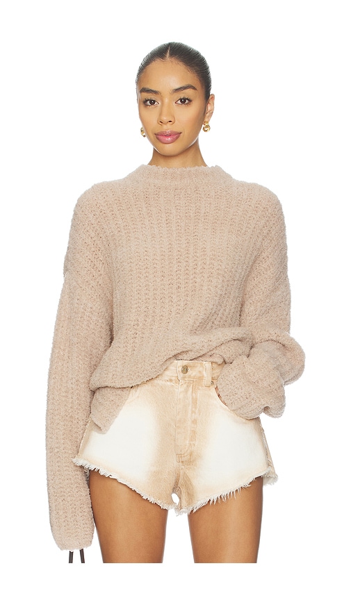 Lapointe Oversized Crew Neck Sweater
