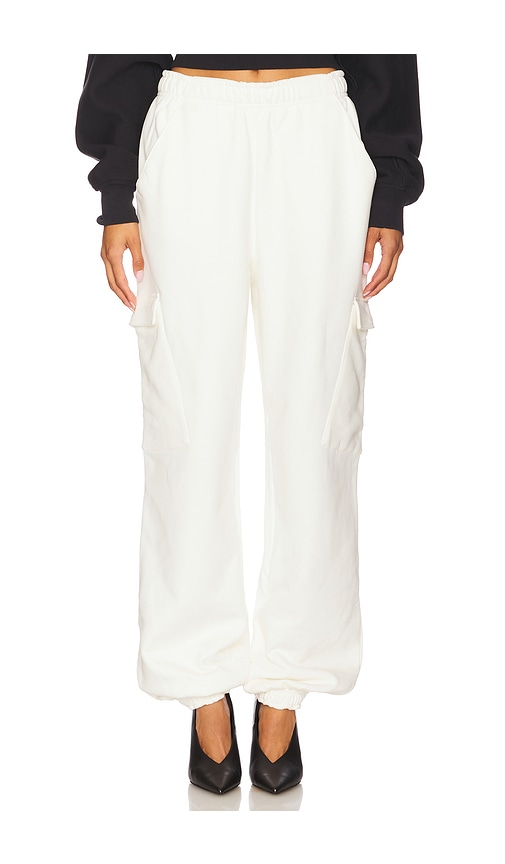 Lapointe Cotton Jogger In White