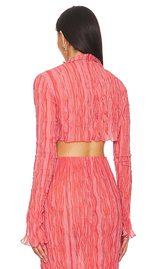  Lapointe Oberteile Mit Hohem Ausschnitt In Coral. Größe Xl. Also In L. 
