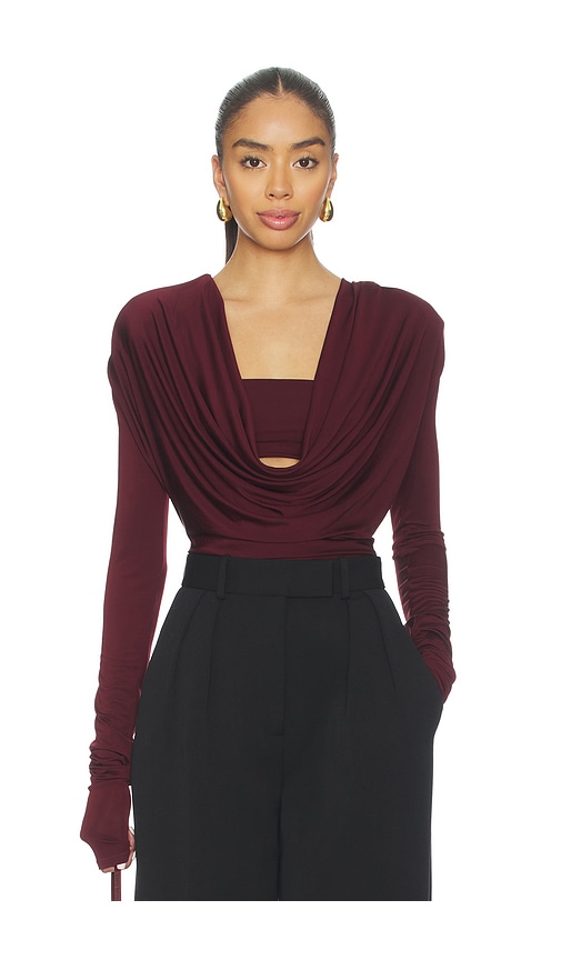Lapointe Cowl Neck Bandeau Top