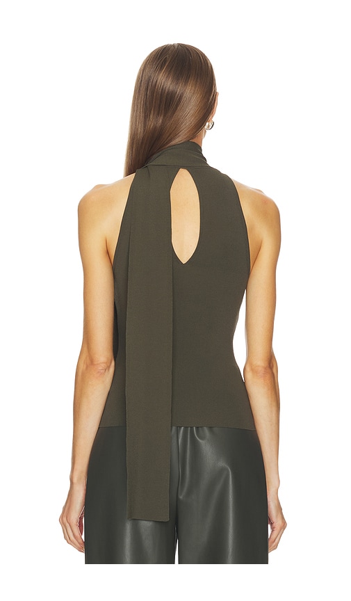  Lapointe Oberteil Viscose Halter In Dark Green. Größe S. Also In M. 