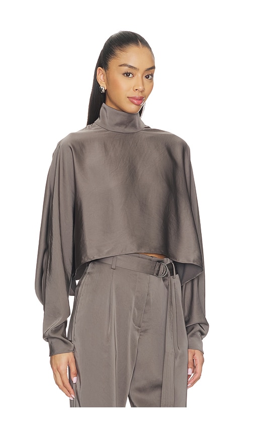 Lapointe Caftan Top In Multi