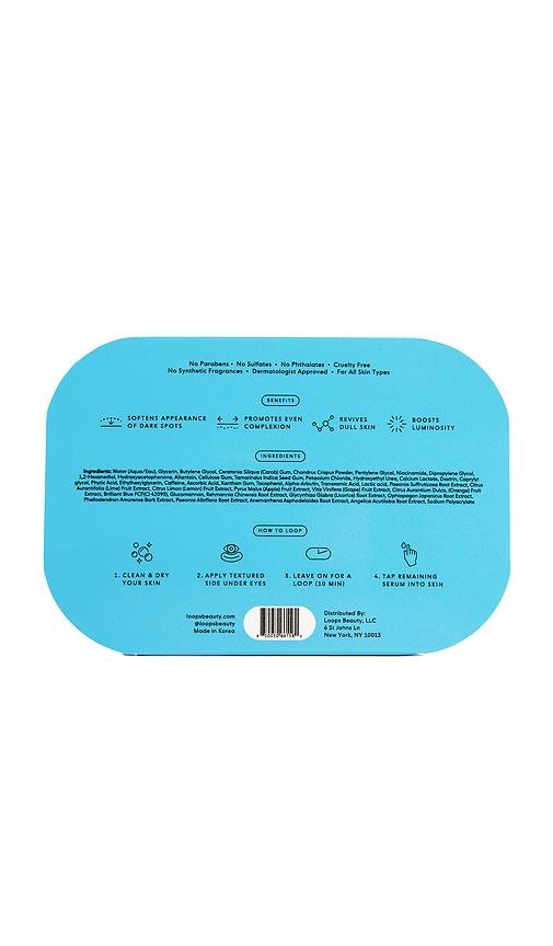 Loops Hyper Eyes Dark Circles Hydrogel Eye Mask In Transparent