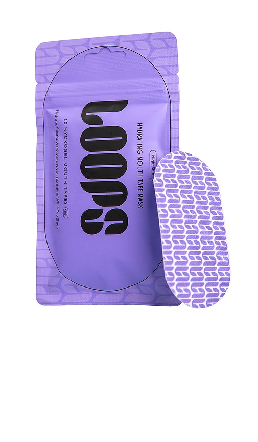 LOOPS Night Shift Hydrating Mouth Tape Mask 10 Pack in Beauty: NA.