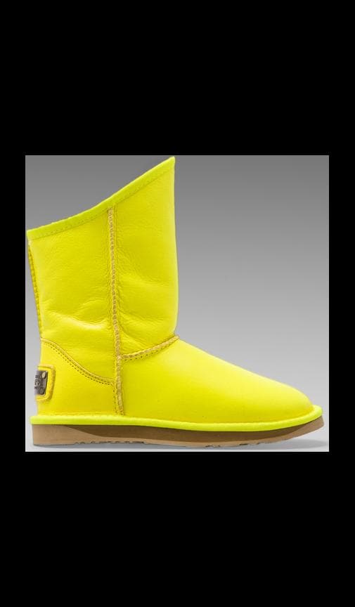 Australia Luxe Collective Cosy Short Boot in Neon Yellow REVOLVE