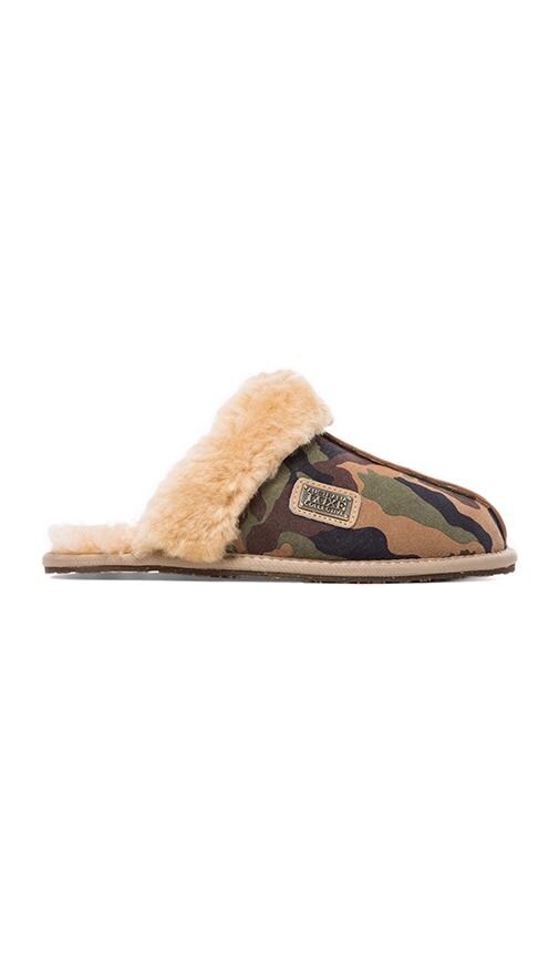 Closed Mule with Sheepskin