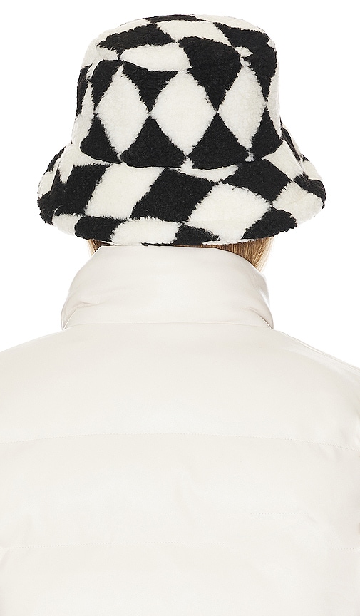 view 2 of 3 Penelope Bucket Hat in Black White