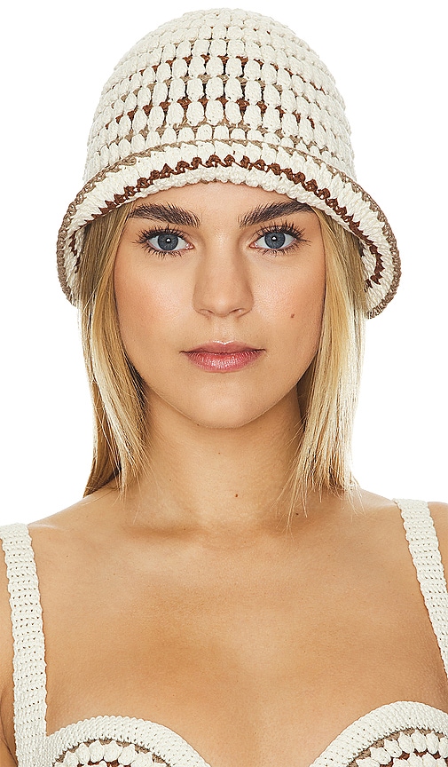 view 1 of 4 Mara Crochet Hat in Ivory Natural