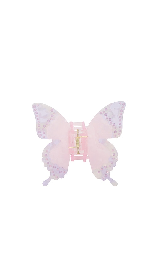 view 3 of 3 Amari Butterfly Clip in Pink & Purple