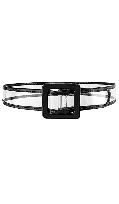 view 1 of 3 Taryn Belt in Clear & Black