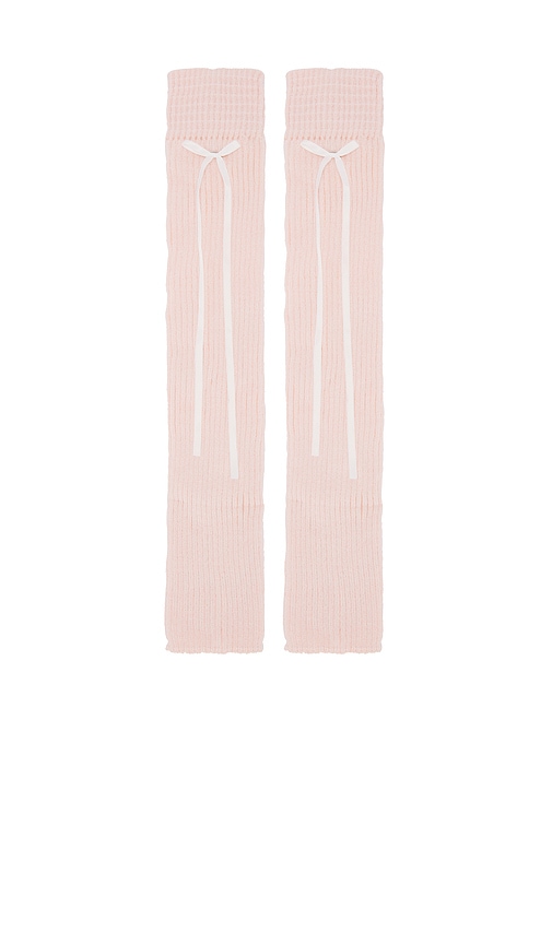 view 1 of 2 Hailey Leg Warmers in Light Pink