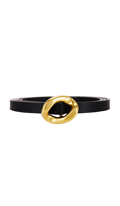 view 3 of 3 Bandini Belt in Black & Gold