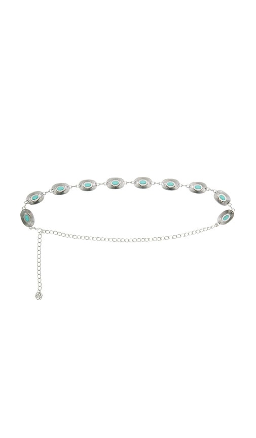 view 2 of 3 Lovers + Friends Lucia Belt in Blue Silver